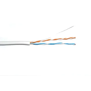Витая пара U/UTP кат 5е 2 пары 24AWG 500м PVC серый