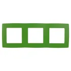 Рамка на 3 поста, Эра12, зелёный, 12-5003-27