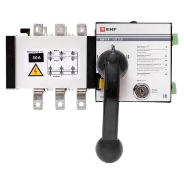 Устройство автоматического ввода резерва АВР ТСP1 80A 3р 230В