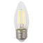 Лампа светодиодная F-LED B35-9w-827-E27 (филамент, свеча, 9Вт, тепл, E27) (10/100/5000)