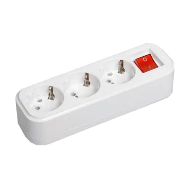 Колодка K03B 3 места 2P+PE 16A CLASSIC