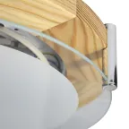 Светильник "Полесье" 300 НПБ 09-2х40-002 М95 белый /корпус сосна /держатель хром | 1005205890 | Элетех