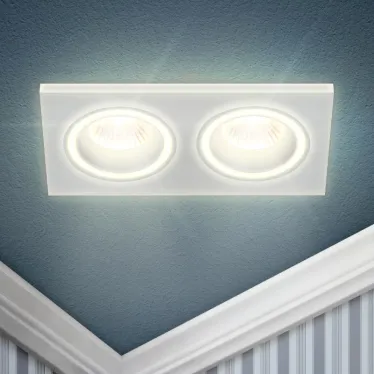 Встраиваемый светильник декоративный DK92 WH MR16/GU5.3 белый