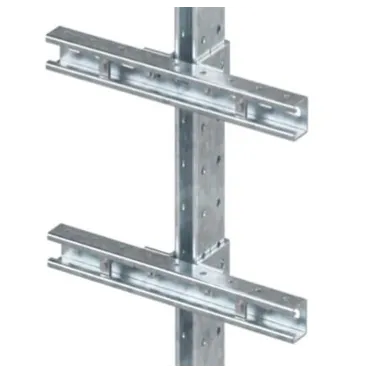 Комплект монтажных профилей на стойку для крепления 1 оболочки(ек) с видом защиты Ex e горячеоцинкованный, длина 600 мм