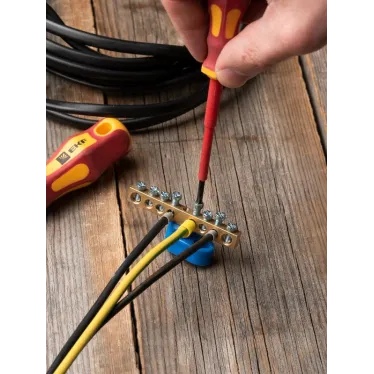 Шина нулевая 63.08 (1-н изолятор стойка) латунь