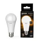 Лампа светодиодная Black LED A60 16W E27 1420m 3000K | 102502116 | Gauss