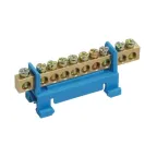 Шина N ноль на DIN-изоляторах тип Стойка ШНИ-6х9-8-С-С