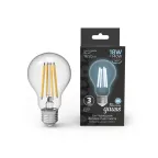 Лампа светодиодная Filament А60 18W 1650lm 4100К Е27 LED 1/10/40 | 102902218 | Gauss