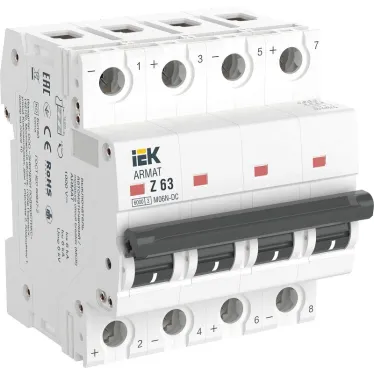 ARMAT Автоматический выключатель M06N-DC 4P Z 63А IEK
