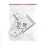 Коннектор угловой белый для шинопровода