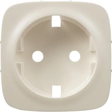 Valena ALLURE Лицевая панель розетки 2К+З Жемчуг