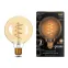 Лампа светодиодная Black LED Filament G95 Flexible E27 6W Golden 360lm 2400К | 105802007 | Gauss