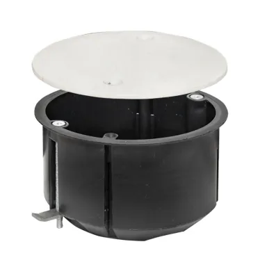 Коробка универсальная установочная КМП-020-026 с металлическими лапками и крышкой (68х45) PROxima