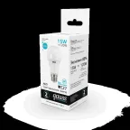 Лампа светодиодная LED 15 Вт 1450 лм 4100К А60 груша нейтральный E27 AC 220В Elementary Gauss