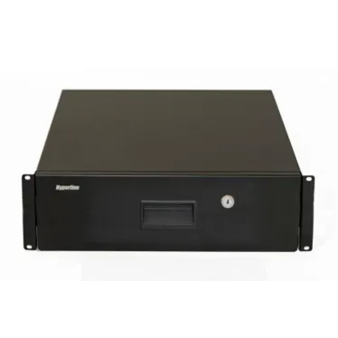 Полка (ящик) для документов 3U. 133х483х460мм (ВхШхГ). цвет черный (RAL 9004)