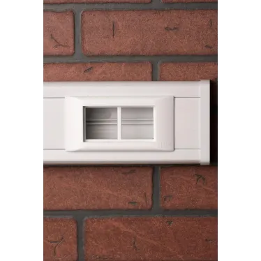 Рамка+суппорт на 4 модуля (2 поста) C-Line