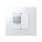 Выключатель-детектор движения узкий, до 500Вт, S27, белый