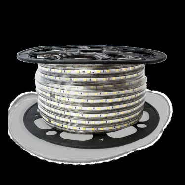 Лента светодиодная LED 2835/120-SMD 7 Вт/м 600 лм/м 3000К AC 220В IP67 10мм (катушка 20м) Black Gauss