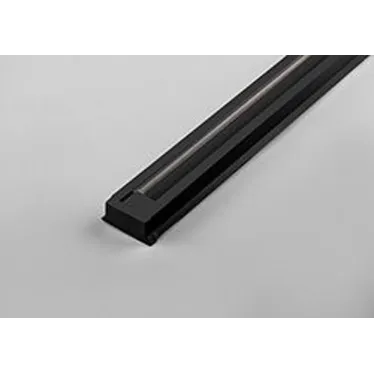 Шинопровод для трековых светильников 3м черный (в наборе токовод заглушка крепление)