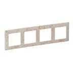 Valena LIFE Рамка 4 поста Ампир бежевый универсальная