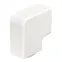 Крышка плоского угла кабельного канала WDK 25x40 мм (ПВХ, белый)