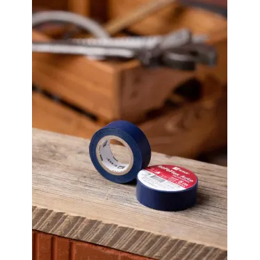 Изолента ПВХ 15мм 5м синий серии SafeFlex Auto