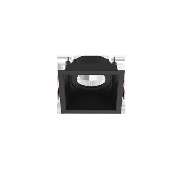 Рамка для модульного светильника "ВАРТОН" FLEX 50 10 квадратная встраиваемая утопленная 85х85х65мм черный муар | V1-R0-T0435-10006-2000000 | VARTON