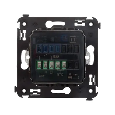 Avanti Термостат для теплых полов в стену, , Черный матовый