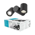 Светильник садово-парковый Sonata настенный архитектурный, 2xGU10, 221x155x70mm, 170-240V / 50Hz, 2xMax.35W, IP54 | GD152 | Gauss