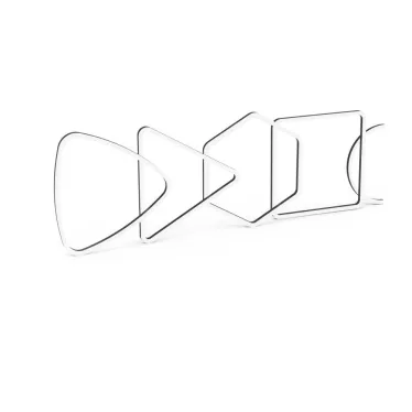 Светодиодный светильник Enso T 690х614x40 мм 48 Вт 3000 K подвесной RAL9005 черный матовый с рассеивателем опал | V1-R0-9T524-30000-2004830 | VARTON