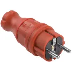 ВБп3-1-0м Вилка прямая ОМЕГА IP44 красная