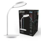 Светильник настольный Qplus GTL503 8W 500lm 4000K 170-265V белый диммируемый USB LED 1/12 | GT5031 | Gauss