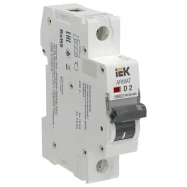 ARMAT Автоматический выключатель без теплового расцепителя M10N-MA 1P D 2А IEK