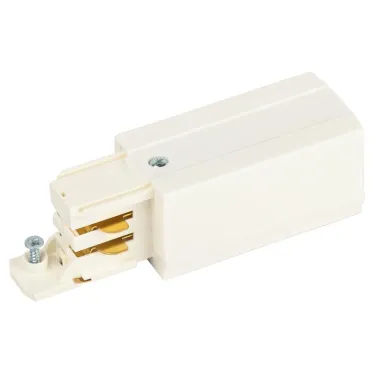 Коннектор для трехфазного шинопровода STR-30-W-CN-PL типа PL кабельный ввод левый белый