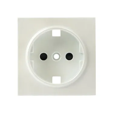 Валенсия лицевая панель розетки 1-местной с/з 16А жемчуг с защ. штор.