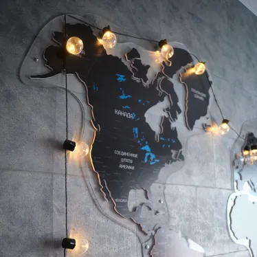 Лофт-гирлянда светодиодная 5 м, черный ПВХ, 20 LED, теплое белое свечение | 303-066 | NEON-NIGHT