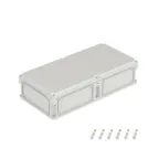 Корпус IP66/IP67, 600х300х146 мм, без МП, с фланцами, непрозрачная крышка H- 21 мм