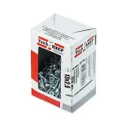 Шуруп универсальный 2,5х13 потайная головка, остроконечный, оцинкованный (500шт) - коробка