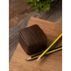 Выключатель 2-клавишный ОП Минск 10А темное дерево