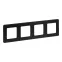 Рамка 4 поста INSPIRIA антрацит