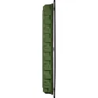 Щит встраиваемый пластиковый 4х18, прозрачная дверь с клеммником заземления нейтрали