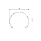 Экран ARH-POWER-W35(F)-2000 Clear-PM | 017627 | Arlight