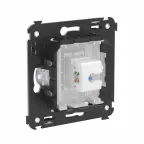 Avanti Телефонная розетка RJ-12 без шторки в стенуодинарная Белое облако