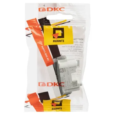 Avanti Кнопка модульная, , Белое облако, 1 модуль