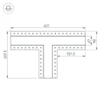 Тройник SL-LINIA45-FANTOM (ARL, Металл)