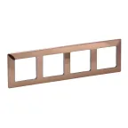 Valena LIFE Рамка 4 поста медь универсальная