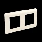 BRAVA Рамка 2 поста 4 модуля бежевая