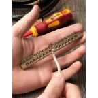 Шина PEN ноль-земля 6х9мм 16 отверстий латунь крепеж по краям PROxima