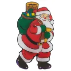 Светодиодная новогодняя фигура Дед Мороз 2, 24*45см, 20 LED, 3*AAA, IP20 ENGDS-16
