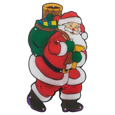 Светодиодная новогодняя фигура Дед Мороз 2, 24*45см, 20 LED, 3*AAA, IP20 ENGDS-16